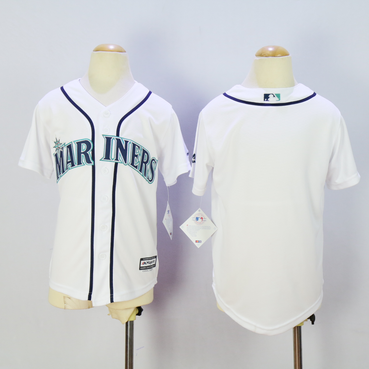 Youth Seattle Mariners Blank White MLB Jerseys->seattle mariners->MLB Jersey